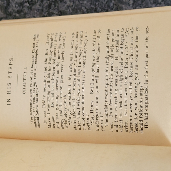 Vintage Other Vintage In His Steps Book Poshmark